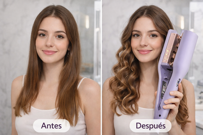Rizador de Cabello 32 mm · Ondas Profundas y Duraderas